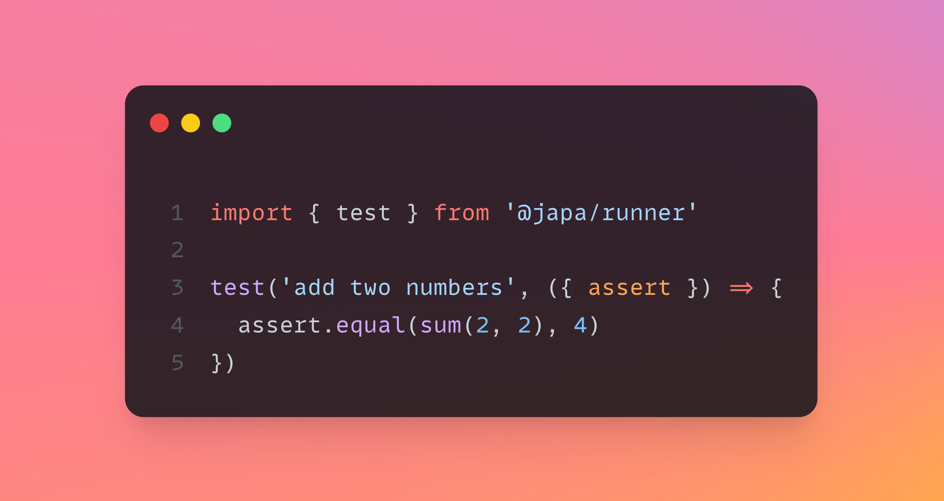 Japa - A simple yet powerful testing framework for Node.js